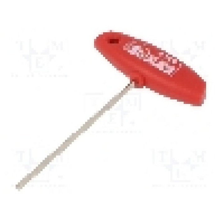 Cheie imbus, otel crom-vanadium, HEX 3mm, lungime 126mm, WIHA - 22168