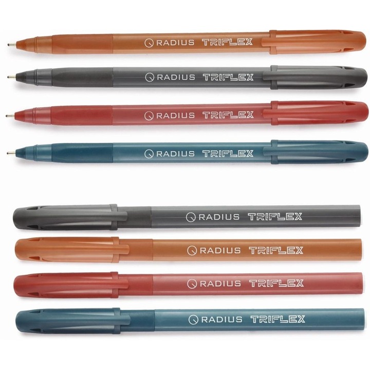50 darabos Radius Tri Flex 0,7mm kék golyóstoll szett