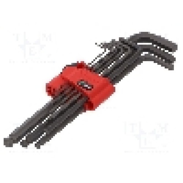 Set chei imbus Hex-Plus, {{Material}}, HEX 2,5mm, HEX 2mm, HEX 3mm, HEX 4mm, HEX 5mm, HEX 6mm, HEX 8mm, HEX 10mm, lungime {{Lungime totala}}, WERA - 05073596001