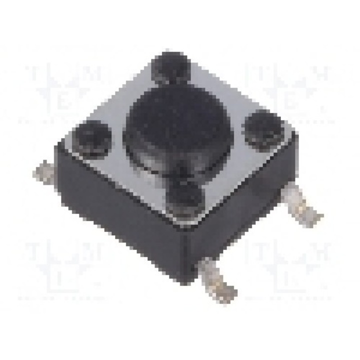 Microîntrerupător Ninigi 6x6mm, OFF-(ON), SPST-NO, montare SMT