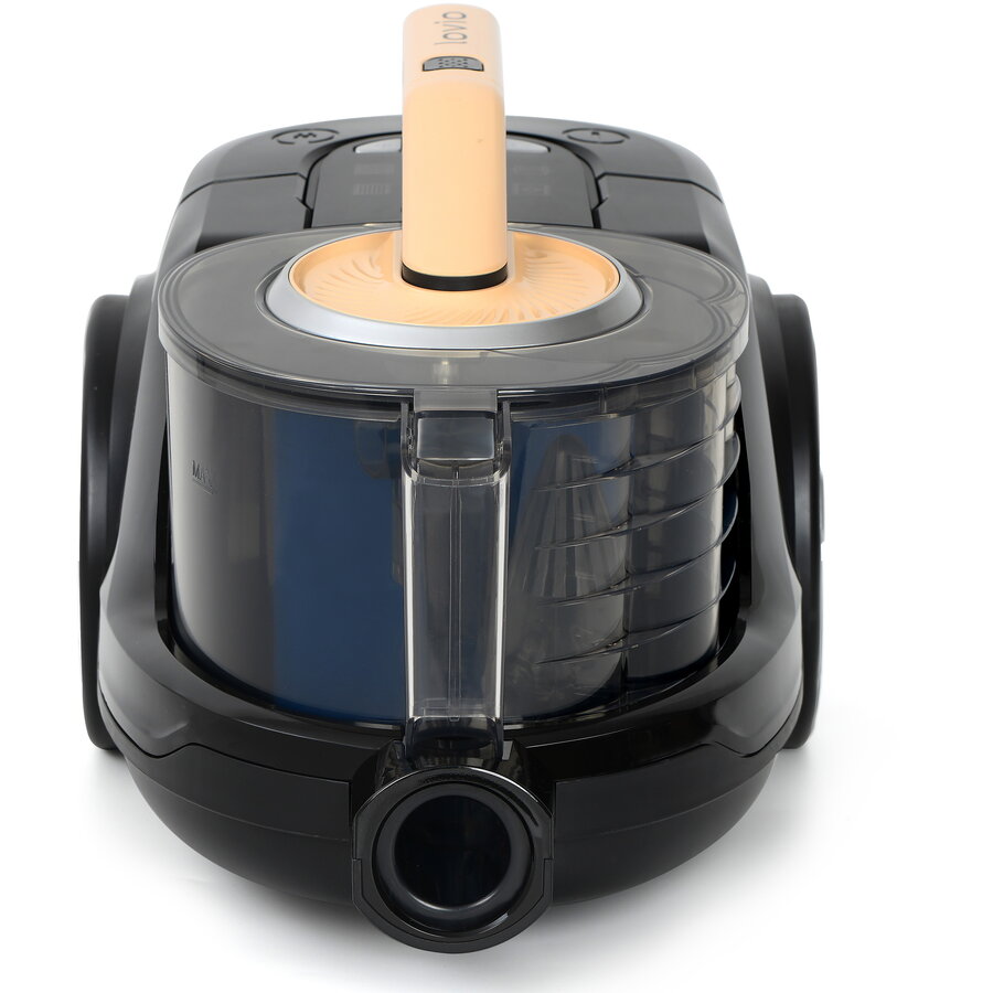 Aspirator fara sac LVCVC003, 900W, 10m, 3L, filtru HEPA, accesorii, Negru