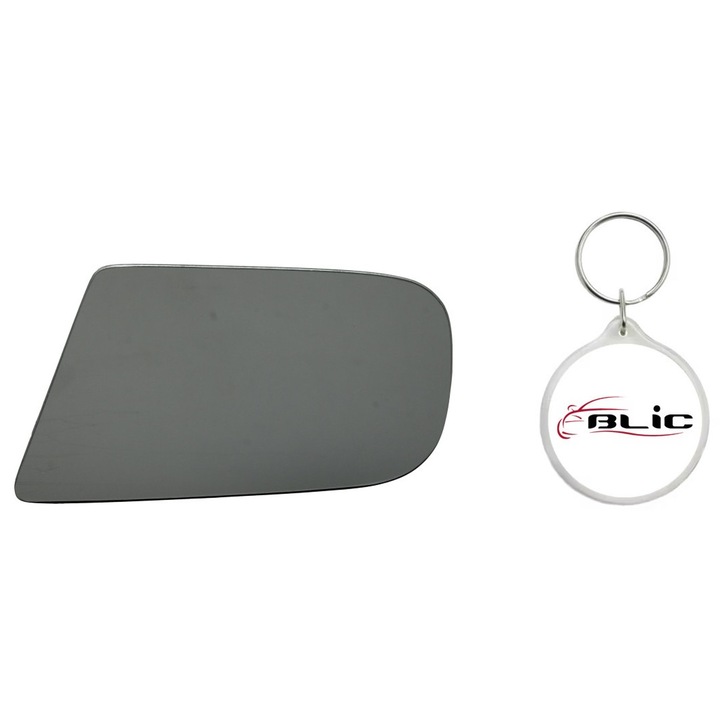 Set Sticla Oglinda Auto Retrovizoare Exterioara, Stanga, Plat, OPEL OMEGA A 09.86-04.94 -04.94 cu Breloc Personalizat "Blic"