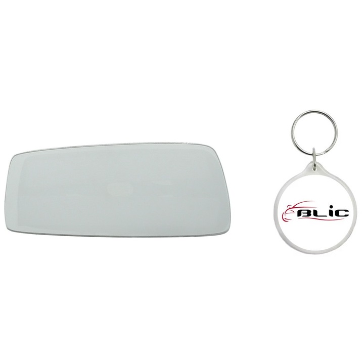Set Sticla Oglinda Auto Retrovizoare Exterioara, Stanga, Convexa, Incalzita, AUDI 80 B3, 80 B4, CABRIOLET B3, COUPE B2, COUPE B3, QUATTRO 07.80-12.94 cu Breloc Personalizat "Blic"