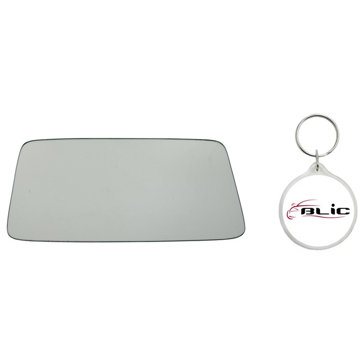 Set Sticla Oglinda Auto Retrovizoare Exterioara, Stanga, Plat, CITROEN JUMPER I, FIAT DUCATO, PEUGEOT BOXER 02.94- cu Breloc Personalizat "Blic"