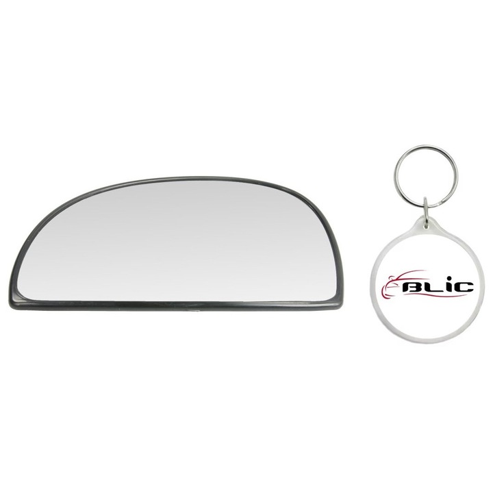 Set Sticla Oglinda Auto Retrovizoare Exterioara, Stanga, Convexa, Crom, HYUNDAI ACCENT II 01.00-11.05 -11.05 cu Breloc Personalizat "Blic"
