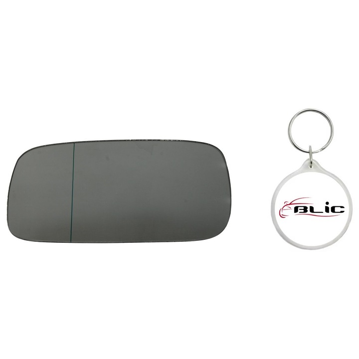 Set Sticla Oglinda Auto Retrovizoare Exterioara, Stanga, Asferica, SEAT INCA, VW CADDY II, CADDY II/MINIVAN, PASSAT B3/B4 02.88-01.04 -01.04 cu Breloc Personalizat "Blic"