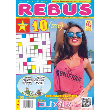 Integrame, Elixir Press, Rebus de zece nr 112, 100 pagini - eMAG.ro