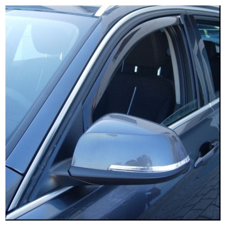 Комплект ветробрани за предни врати Farad за Audi A4, опушен, 4 врати, включен монтажен комплект