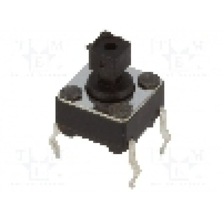 Microintrerupator Ninigi 6x6mm, OFF-(ON), SPST-NO, THT