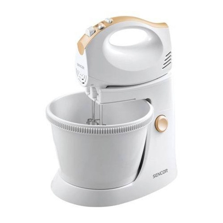 Миксер с въртяща се купа, 5 скорости, 500w, Sencor