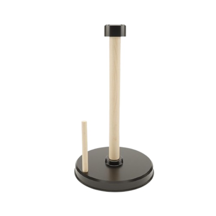 Suport lemn pentru prosoape hartie Selectron, SEOWOOD, 15.58x30cm