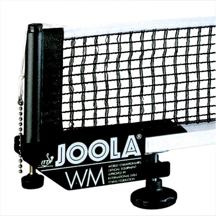 Set Fileu Tenis de Masa Joola WM, metalic, reglabil, alb, pentru mese cu grosimea maxima de 3.5 cm