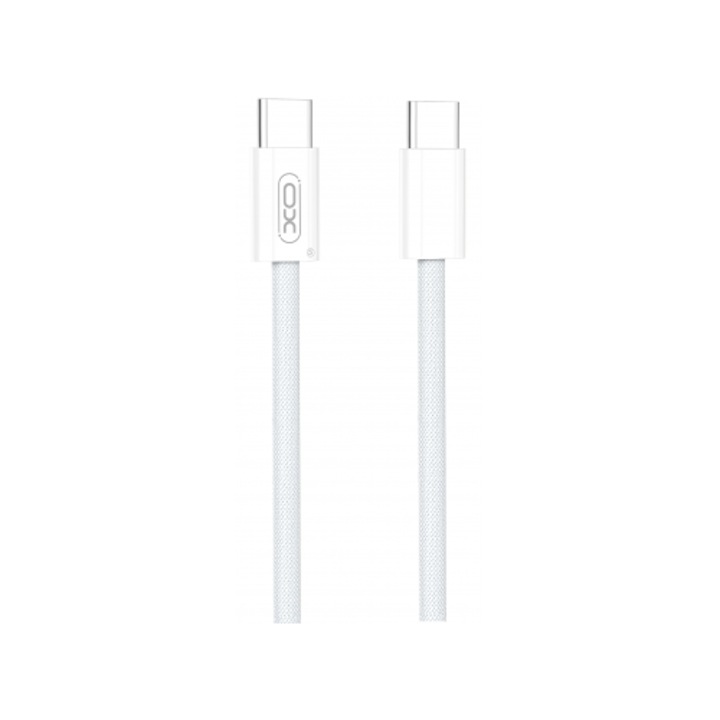Cablu Date si Incarcare XO Design USB-C - USB-C NB-Q260A 60W 1m Alb