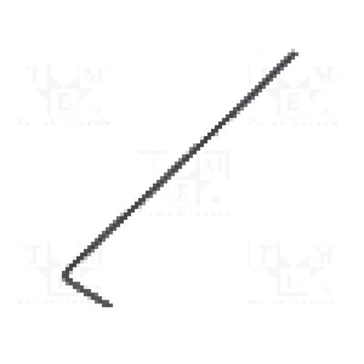 Cheie imbus, sferic, otel crom-vanadium, HEX 1,5mm, lungime 91mm, WIHA - 05638