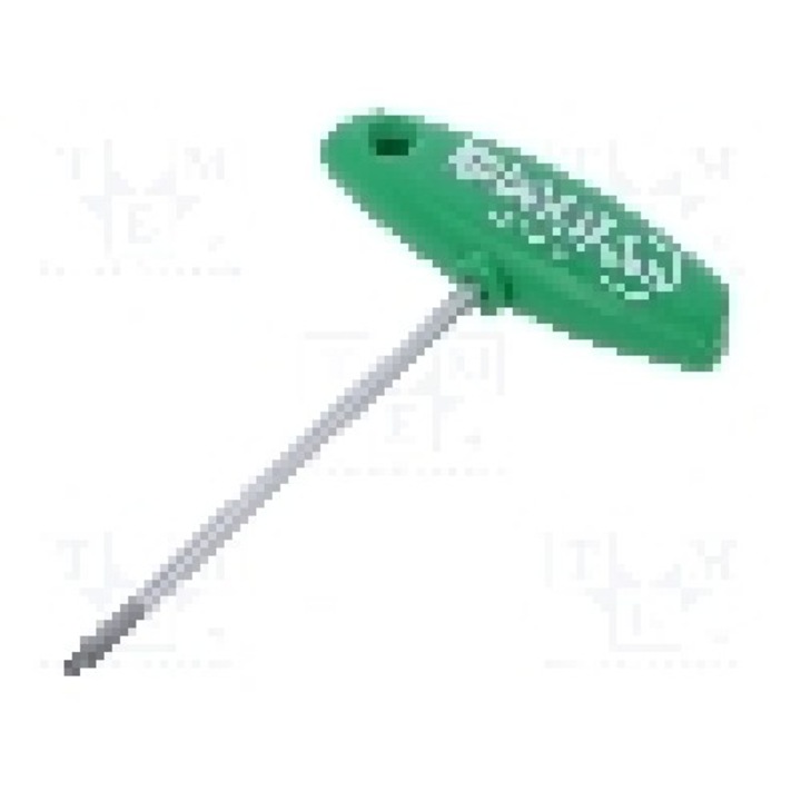 Cheie Torx®, otel crom-vanadium, TX10, lungime 126mm, WIHA - 01329