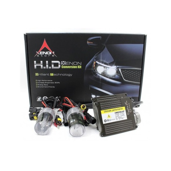 Комплект ксенон Canbus баласт тънък дигитален 12-24v 55W 4300k H7R, Xenon Bright®