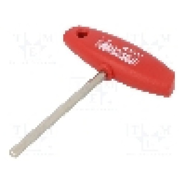 Cheie imbus, otel crom-vanadium, HEX 6mm, lungime 132mm, WIHA - 00921
