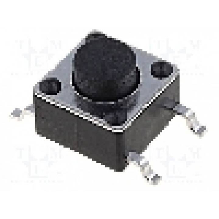 Microintrerupator Schurter 6x6mm OFF-(ON) SPST-NO 0.05A / 12V DC