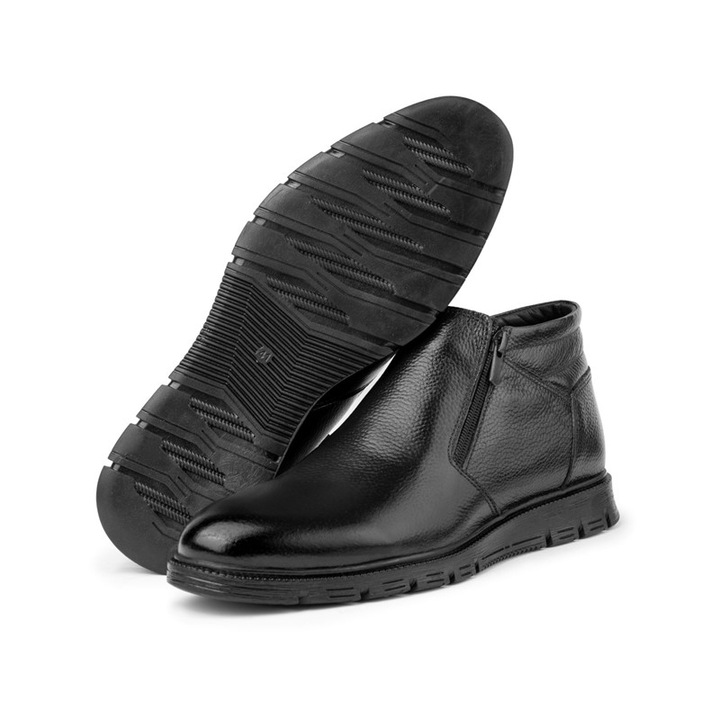 Férfi csizmák, Valódi bőr, Ducavelli, 363787, Fekete