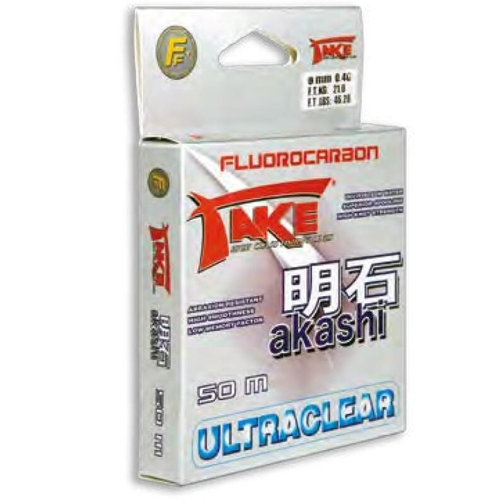 Fir Fluorocarbon Lineaeffe Akashi 0.14mm 50m, Ultraclear
