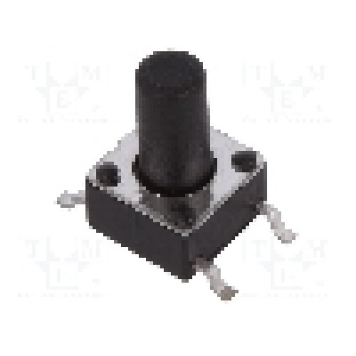 Microintrerupator, 6x6mm, OFF-(ON), SPST-NO, SCHURTER - 1301.9319