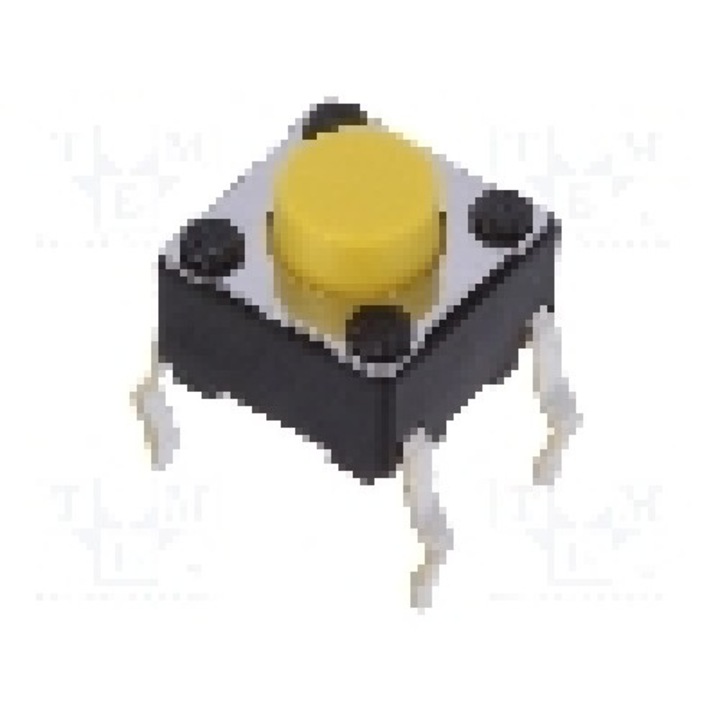 Microintrerupator 6x6x3.5mm, (ON)-OFF, SPST, ALPS - SKHHCRA010