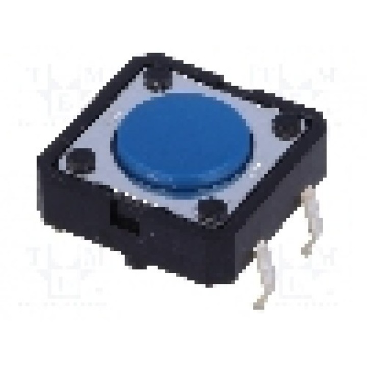 Microintrerupator, 12x12mm, OFF-(ON), SPST-NO, OMRON OCB - B3F-5000