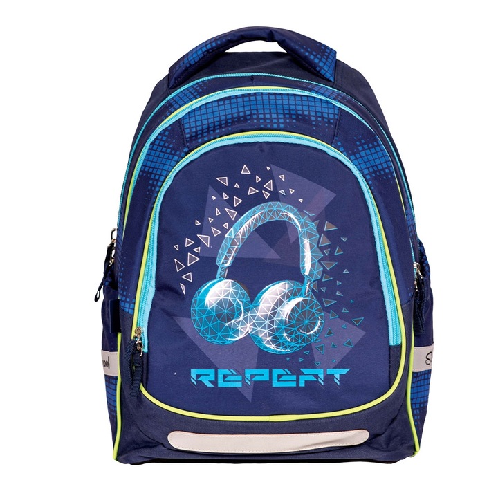 Ergonomikus, könnyű hátizsák laptoprekesszel, REPEAT, 41x28x21 cm - S-COOL