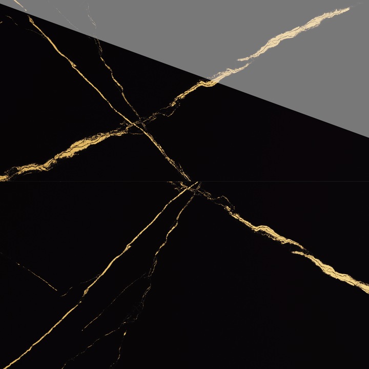 Gresie portelanata rectificata Marques Gold, 60X120, lucioasa