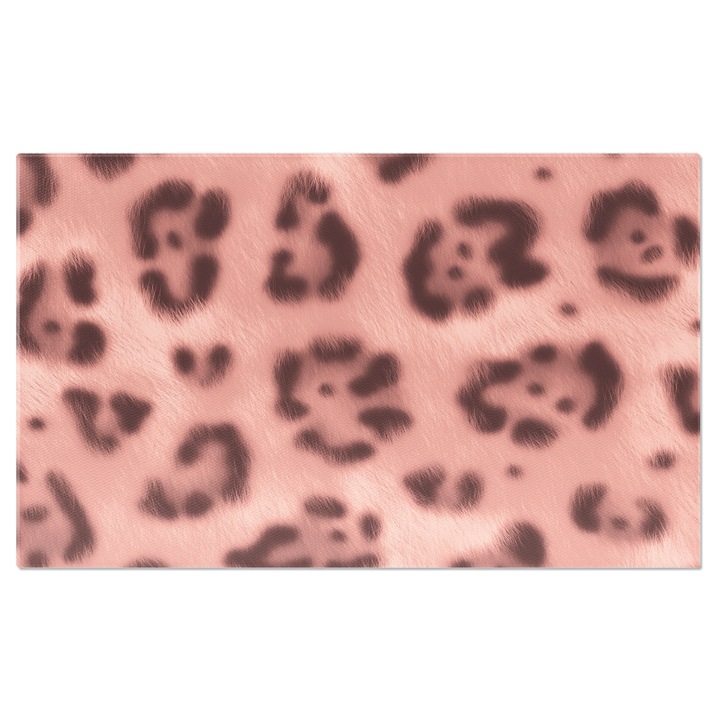 Tablou Canvas: Eleganta blanii de animal intr-un tablou - Imagine plina de texturi 90x60CM