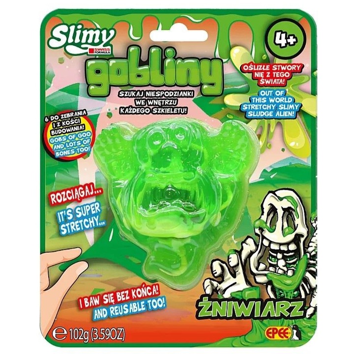 Epee Slimy Gobliny modellező gyurma, 6 figurás készlet, többszínű