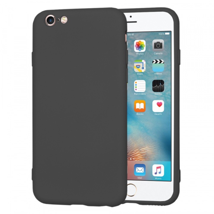 Husa pentru Apple iPhone 6 / 6s, SoftFlex, Neagra