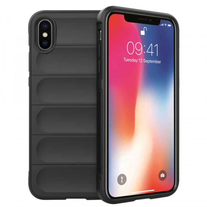 Husa pentru Apple iPhone XS / X, Magic Shield, Neagra
