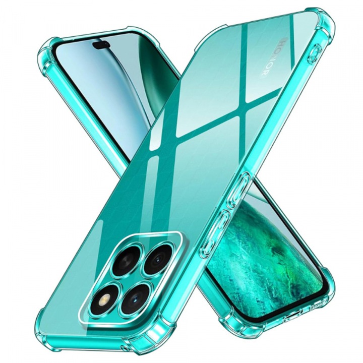 Husa pentru Honor X8c, Shockproof Clear, Transparenta