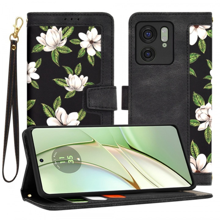 Husa pentru Motorola Edge (2023) / Edge 40, FlipCraft, Neagra