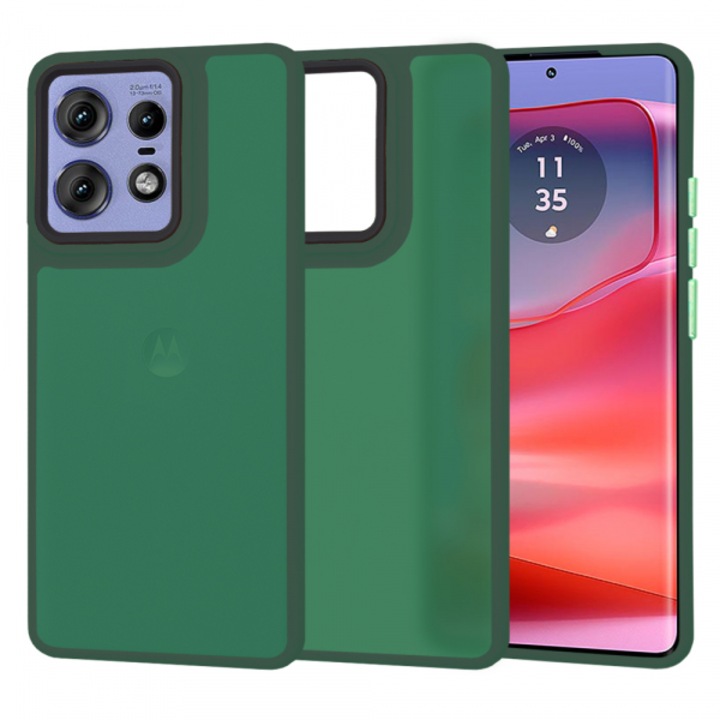 Husa pentru Motorola Edge 50 Pro, HaloFrost, Verde