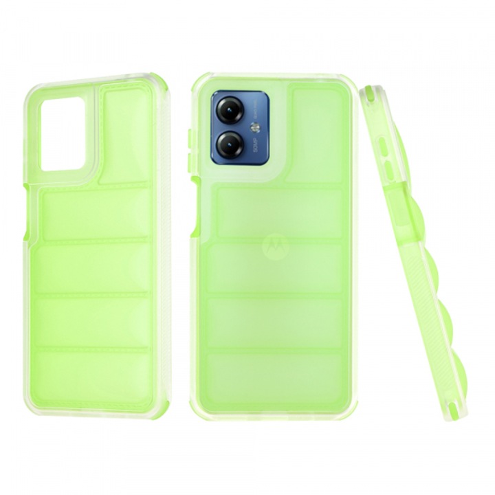 Motorola Moto G14 tok, Wave Shield, Zöld