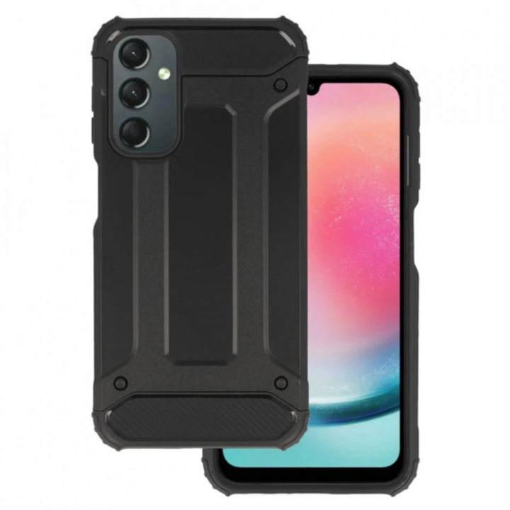 Husa pentru Samsung Galaxy A25 A256, Hybrid Armor, Neagra