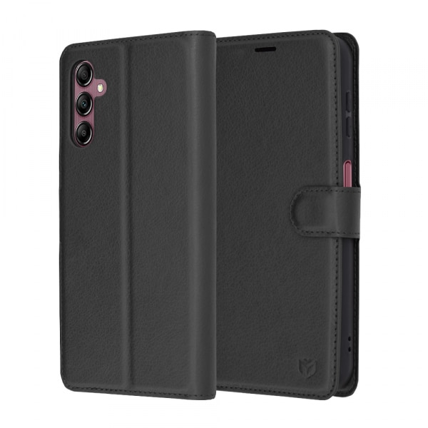 Husa pentru Samsung Galaxy A14 A145 / A14 5G A146, Techsuit, Leather Folio, Neagra