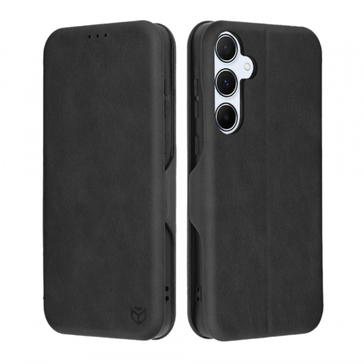 Husa pentru Samsung Galaxy A55 5G A556, Safe Wallet Plus, Neagra