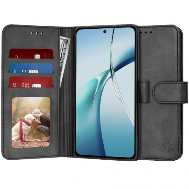 Tok OnePlus Nord CE4 Lite-hoz, Naplókönyv, Fekete