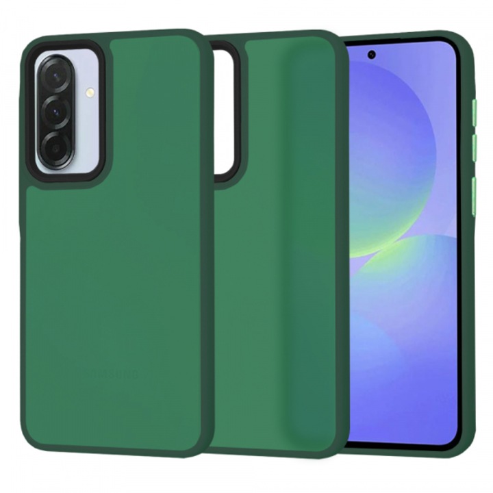 Husa pentru Samsung Galaxy A36 A366, HaloFrost, Verde