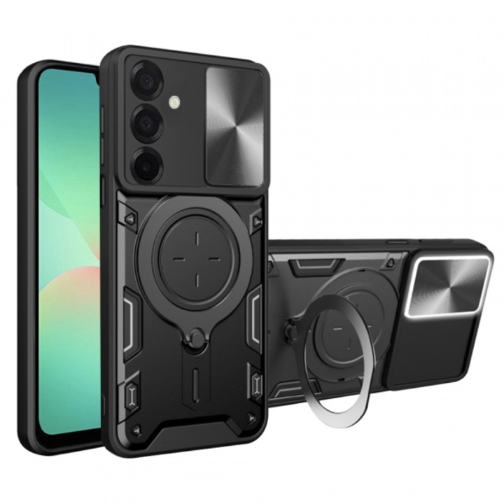 Husa pentru Samsung Galaxy A26 A266, CamGuard Pro, Neagra