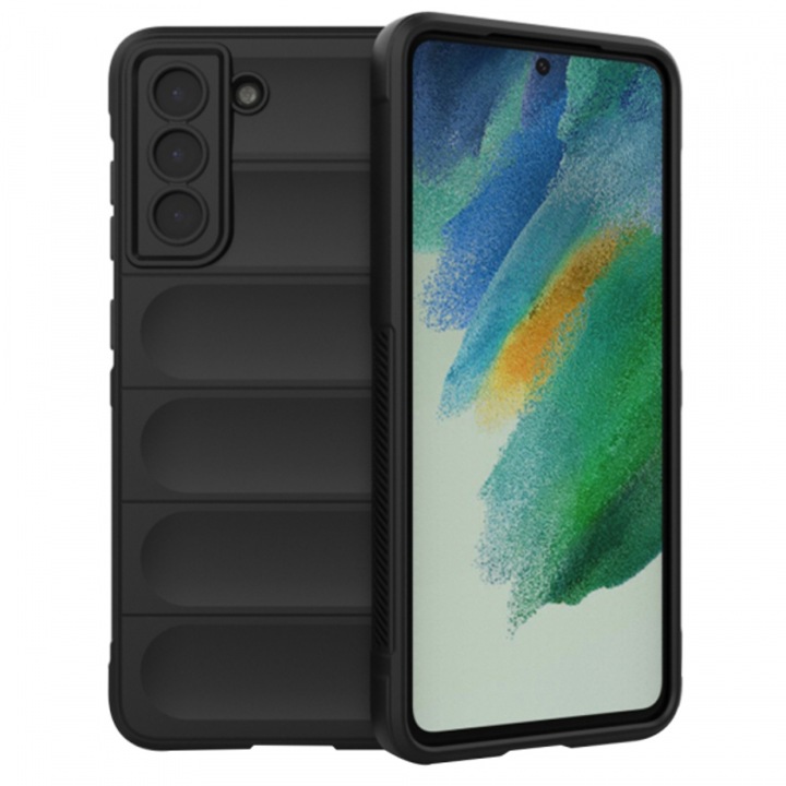 Husa pentru Samsung Galaxy S21 FE 5G G990, Magic Shield, Neagra