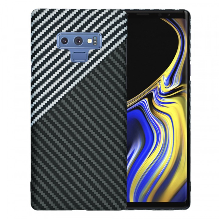 Husa pentru Samsung Galaxy Note 9 N960, Carbonite FiberShell, Gri