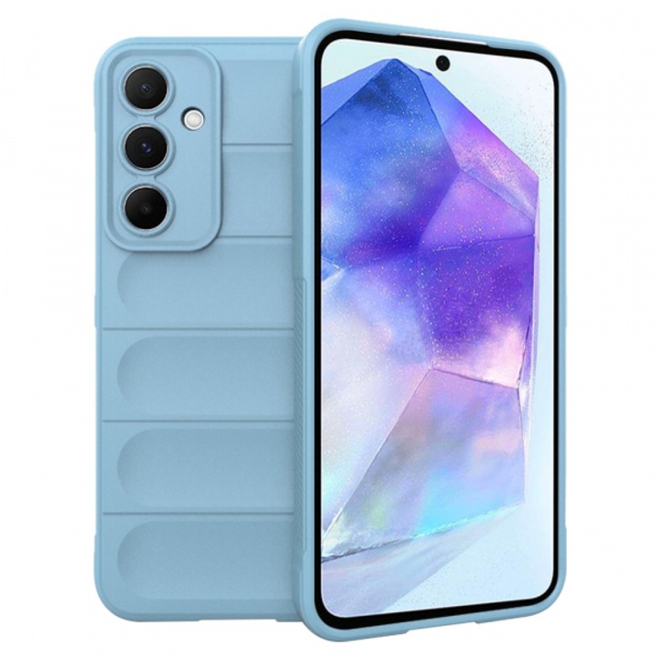 Husa pentru Samsung Galaxy A55 5G A556, Magic Shield, Bleu