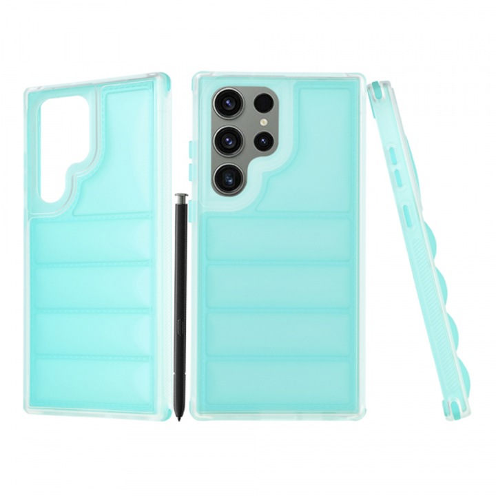 Tok Samsung Galaxy S23 FE S711, Wave Shield, türkiz