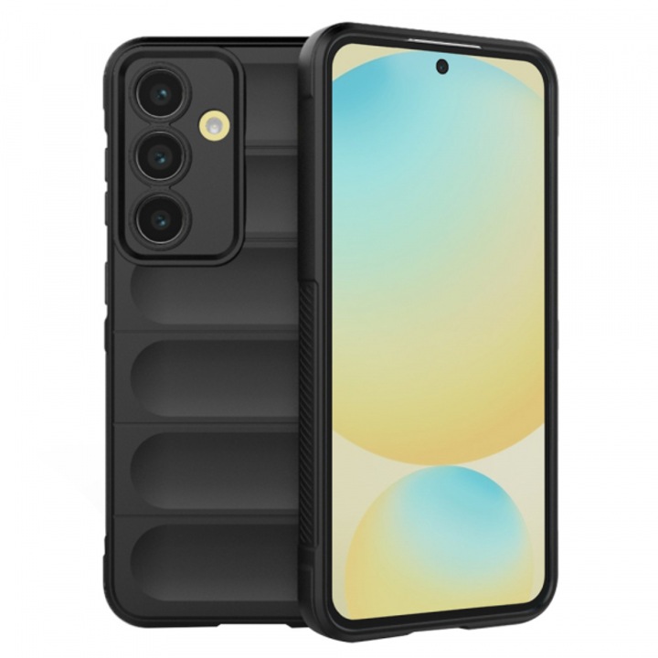 Husa pentru Samsung Galaxy S24 FE S721, Magic Shield, Neagra