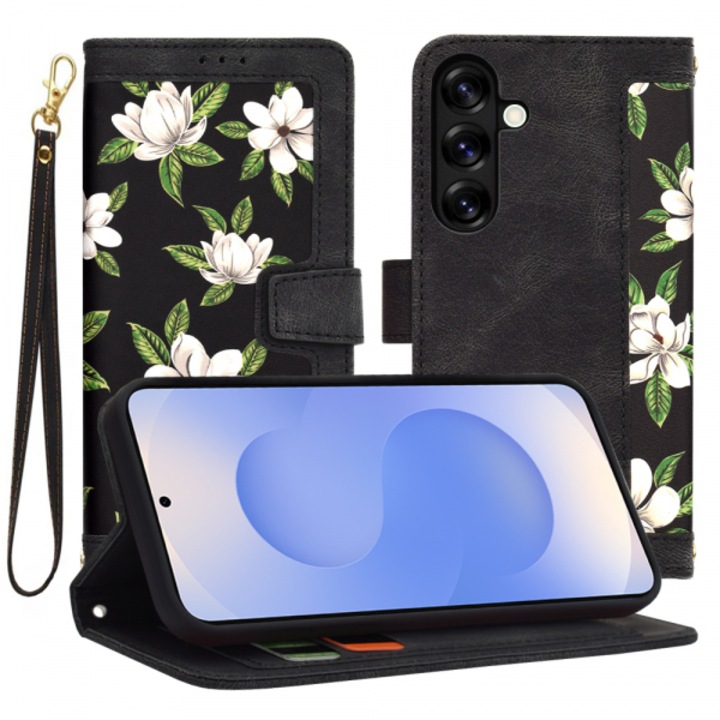 Husa pentru Samsung Galaxy S25 S931, FlipCraft, Neagra