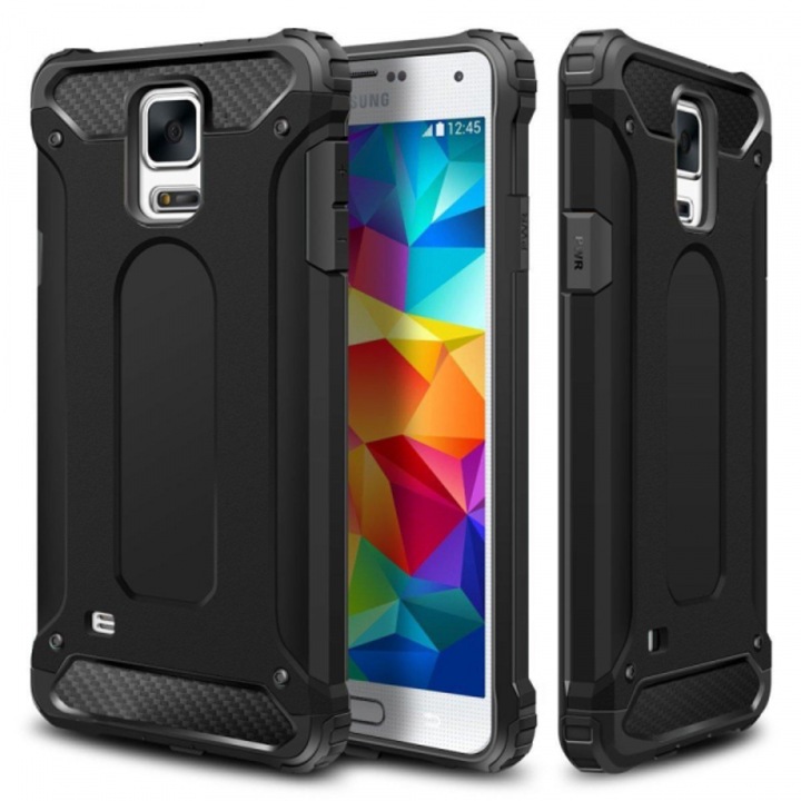 Husa pentru Samsung Galaxy S5 G900, Hybrid Armor, Neagra